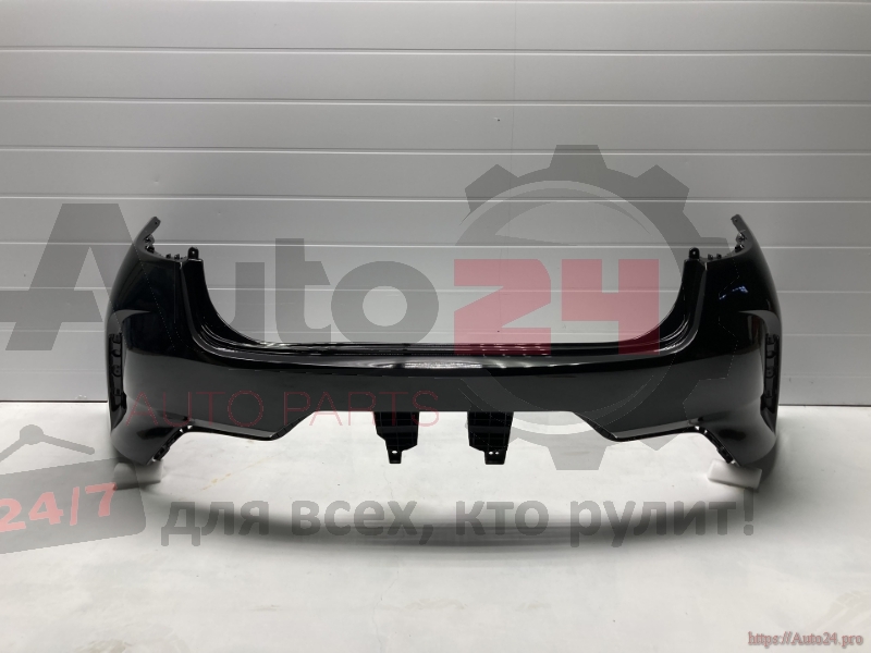 БАМПЕР ЗАДНИЙ MZH Phantom Black черный KIA RIO 2020-2024