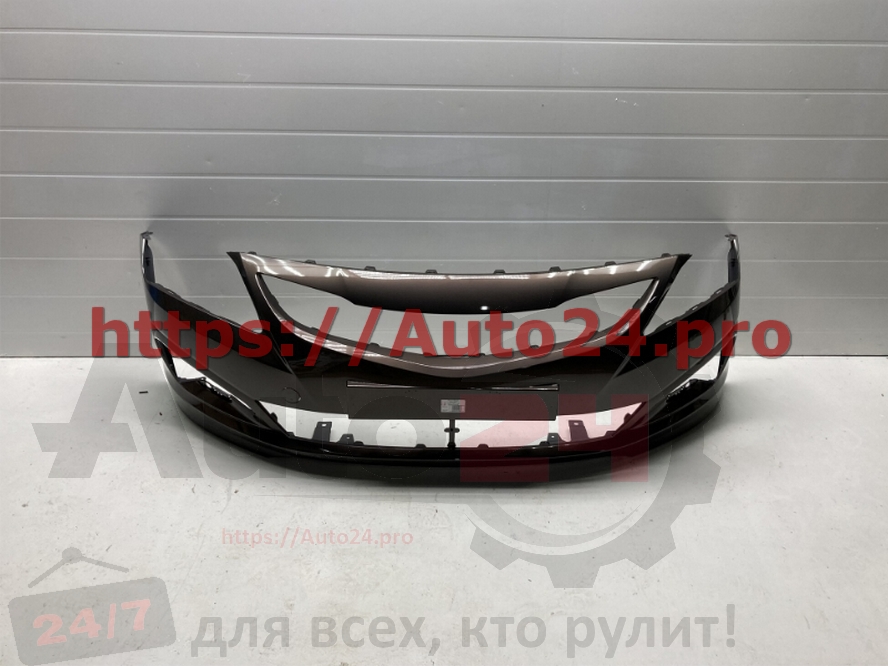 БАМПЕР ПЕРЕДНИЙ VC5 кофейное зерно HYUNDAI SOLARIS 2014-2017