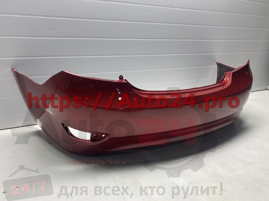 БАМПЕР ЗАДНИЙ TDY Granet Red Красный гранат перламутр HYUNDAI SOLARIS 2011-2014