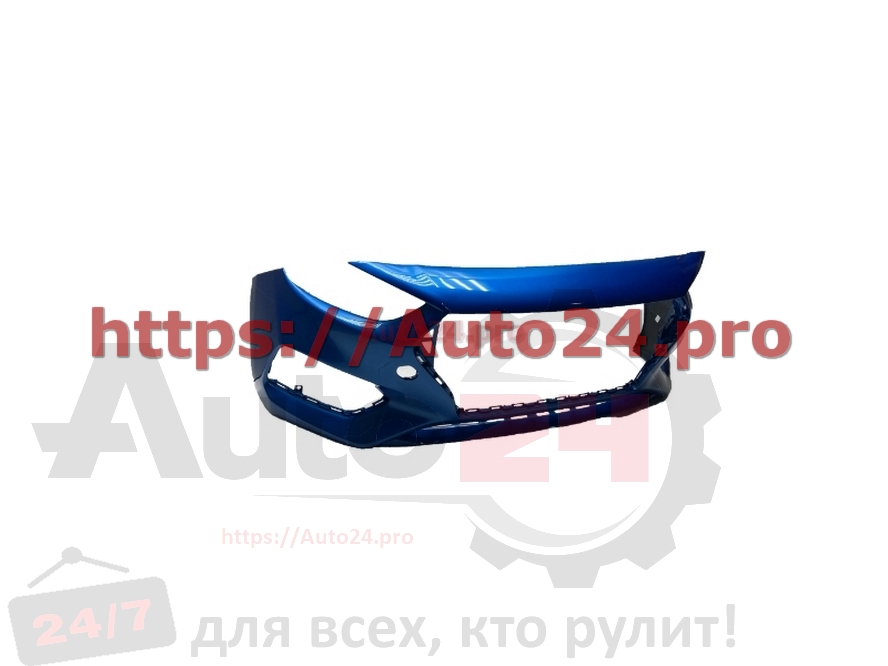 БАМПЕР ПЕРЕДНИЙ N4U синий HYUNDAI SOLARIS 2017-2020