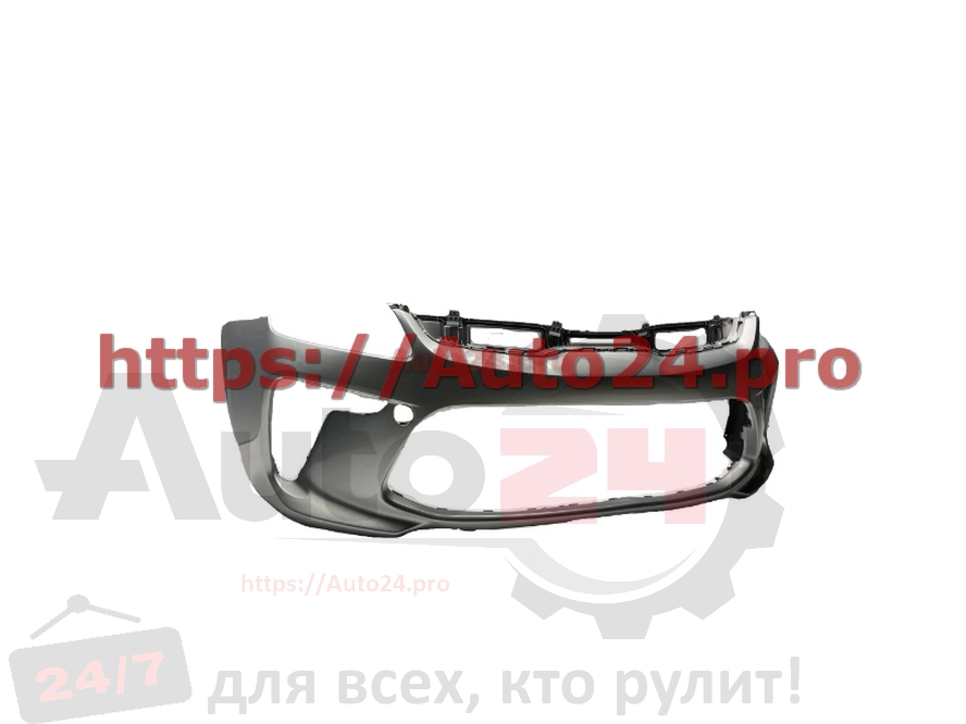 БАМПЕР ПЕРЕДНИЙ ЦВЕТ Sleek Silver RHM Серебристый KIA RIO 2017-2020